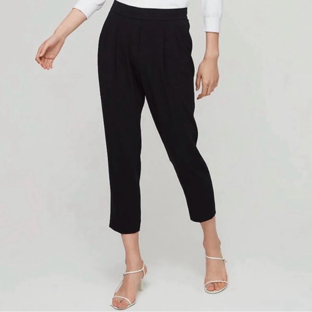 Aritzia Babaton black Cohen pants, size 2